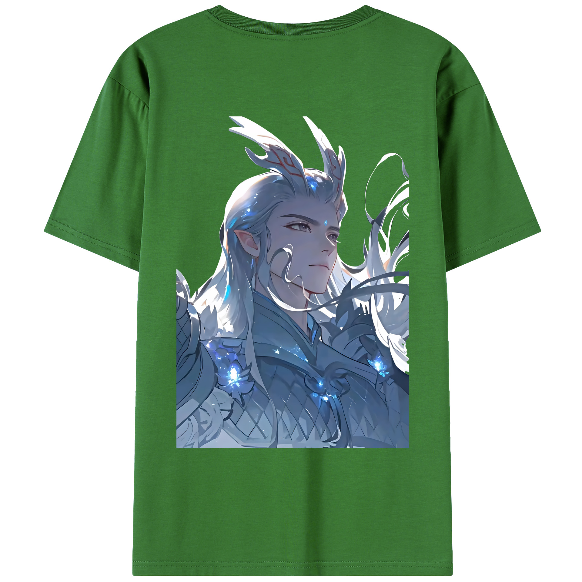 （画像用） Ne Zha 2 ナタ 魔童の大暴れ レディース半袖Tシャツ(バックプリント)